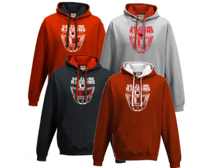 2 TONE HOODIE BALL MASK