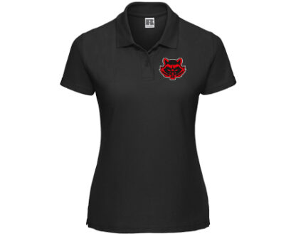 539F – Damen  Classic Mischgewebe-Polo Schwarz