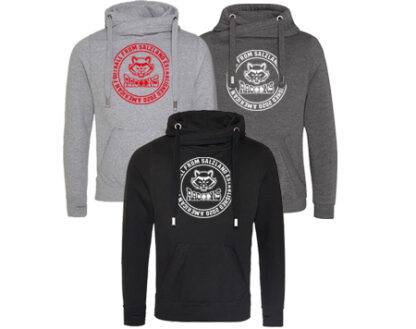 CROSS NECK HOODIE KREIS