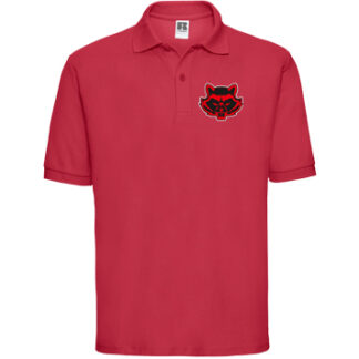 539M – Herren Classic Mischgewebe-Polo Rot