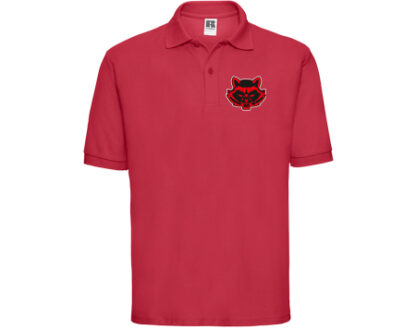 539M – Herren Classic Mischgewebe-Polo Rot