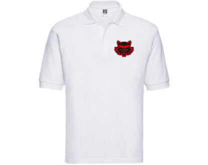 539M – Herren Classic Mischgewebe-Polo Weiß