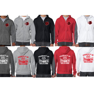 Softstyle® Adult Full Zip Hooded Sweatshirt SF600 PRO